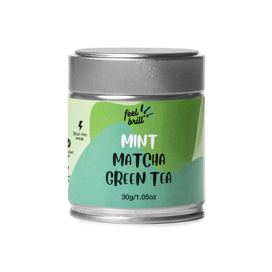 FEEL BRILL - Matcha žalioji arbata su mėtomis